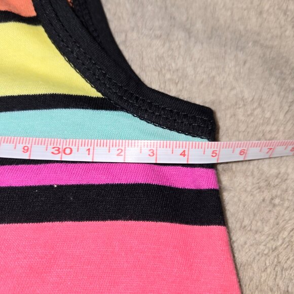 Sonya Rykiel striped girls multi color dress size 10 and OS bandana set - Picture 10 of 13